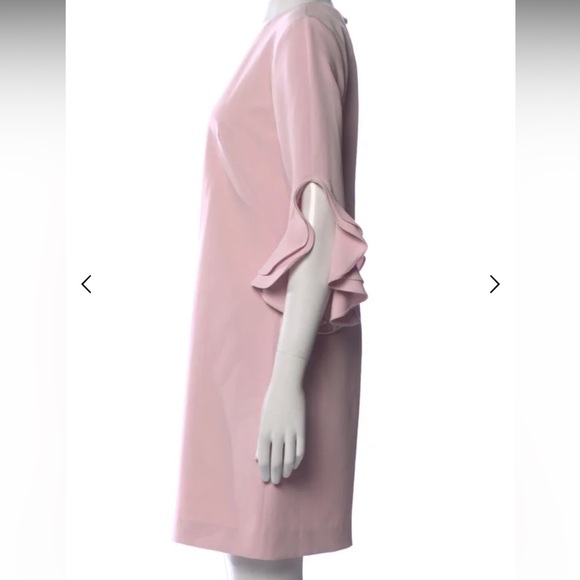 Milly Pink Ruffle Sleeve Dress - Picture 2 of 3